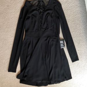 Float black formal dress
